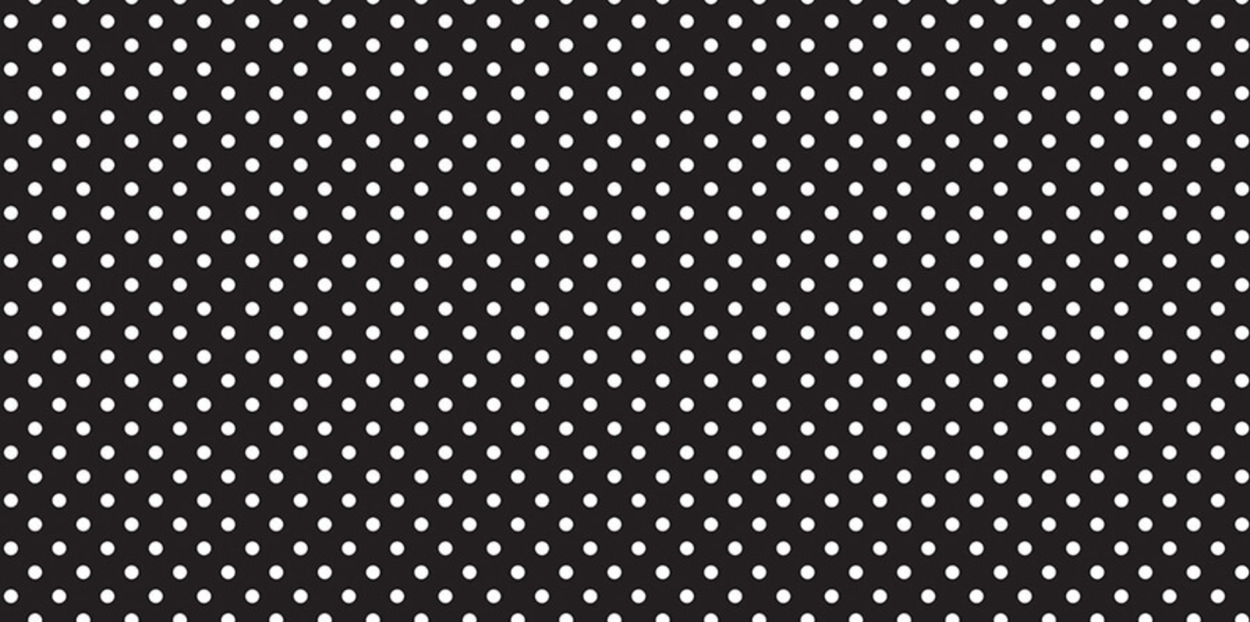Schoolgirl Style - Classic Black & White Polka Dot 48X12 Primer Bullet