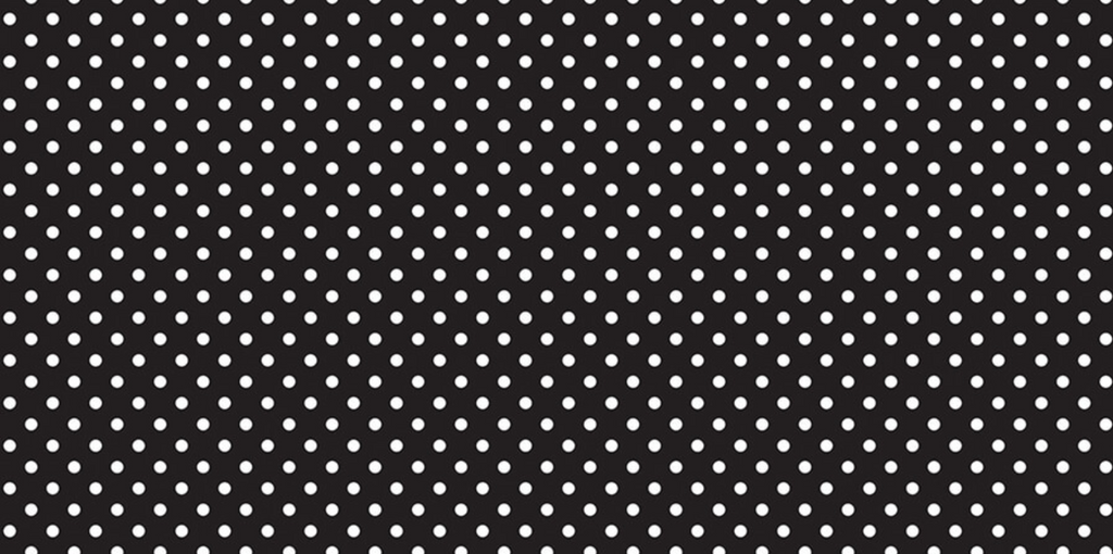 Bulletin Board Art Paper, Classic Dots-Black & White, 48 x 50', 1