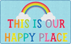 This is Our Happy Place Hello Sunshine Classroom Rug by Flagship