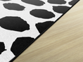 Load image into Gallery viewer, Black on White Safari Dot | Classroom Rug | Schoolgirl Style
