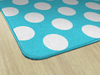 Schoolgirl Style - Ocean Spray Polka Dot Area Rug