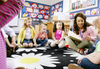 Daisy Polka Dots | Classroom Rug | Schoolgirl Style