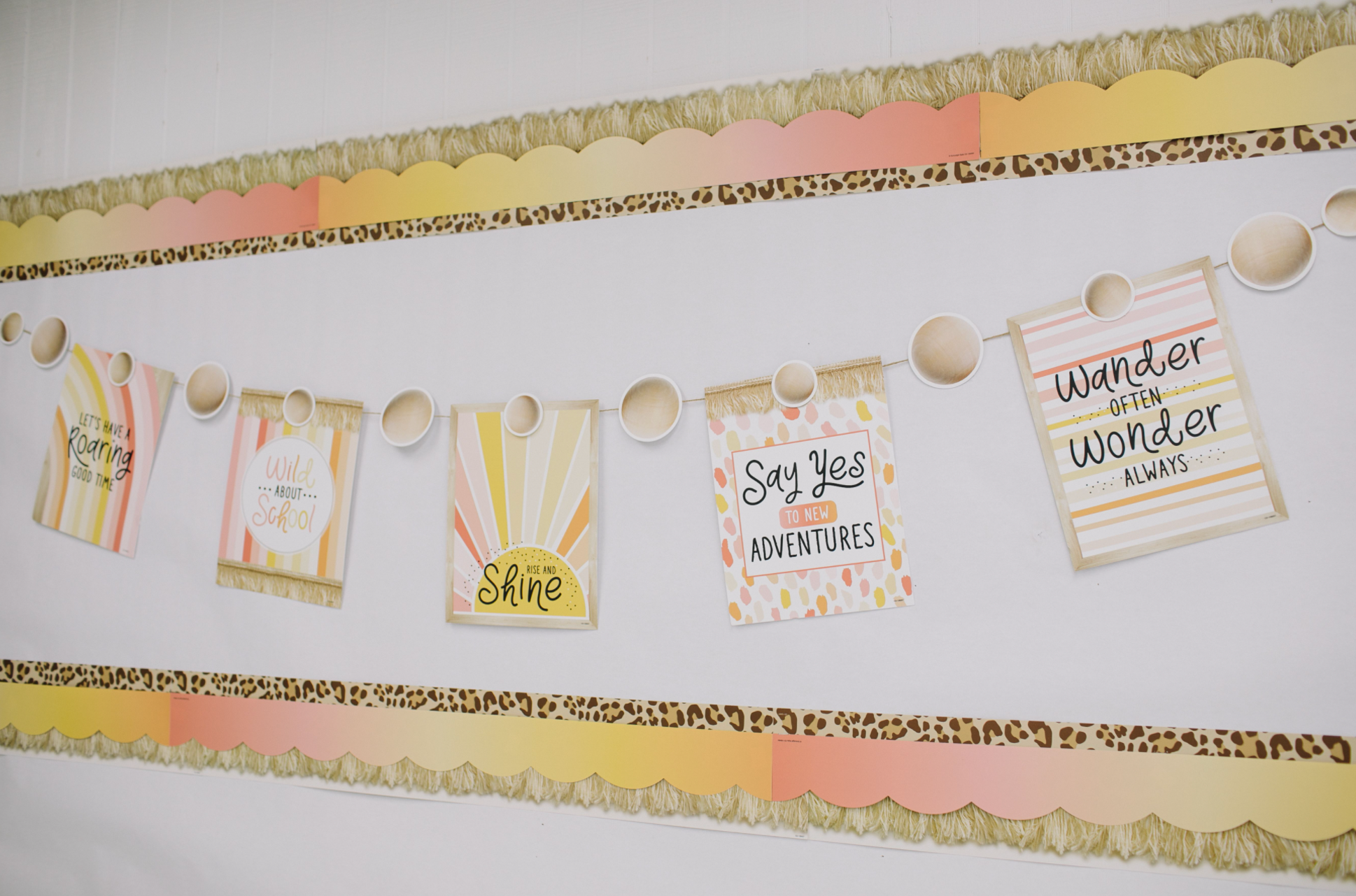 Leopard Print | Bulletin Board Border | Simply Safari |Schoolgirl Style