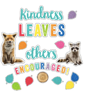 Woodland Whimsy Kindness Leaves Others Encouraged Bulletin Board Set by CDE