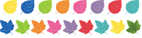 Colored Leaves | Neutral Classroom Decor Woodland and Whimsy  | UPRINT | Schoolgirl Style