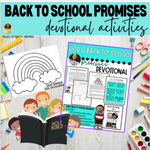 Back to School Promises Devotional Activities by Tales of Patty Pepper