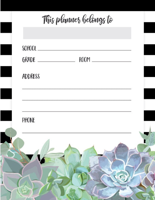 Planner and Organizer|Neutral Simply Stylish |UPRINT|Schoolgirl Style