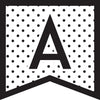 Polka Dot Banner Letters | Black, White and Stylish Brights | UPRINT | Schoolgirl Style