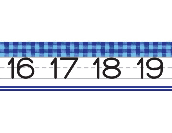 Number Line | Southern Charm | UPRINT | Schoolgirl Style