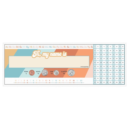 Early Childhood Nameplate Good Vibes by UPRINT