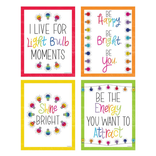 Harloon Light Bulb Moments Classroom Decor We Shine Brighter Colorful