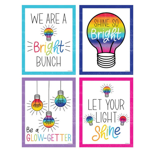 Mini Poster Set | Light Bulb Moments | UPRINT | Schoolgirl Style