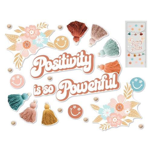 Positivity Is So Powerful Good Vibes Door Decor by ULitho