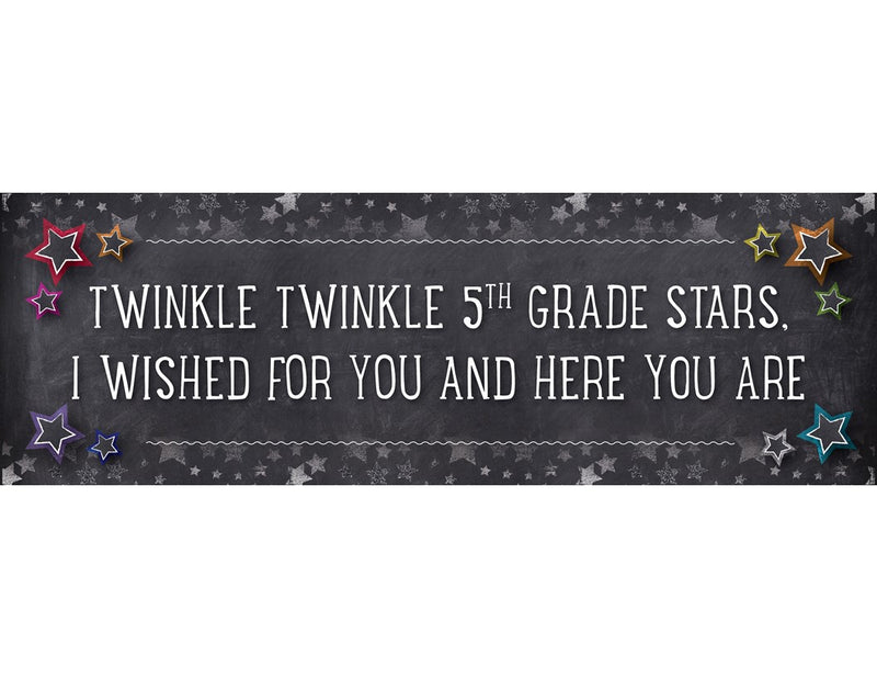 Door Decor Set | Colorful Classroom Decor | Twinkle Twinkle You're a Star! | UPRINT | Schoolgirl Style