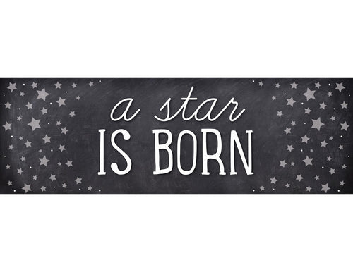 A Star is Born Banner Twinkle Twinkle You're a Star by UPRINT
