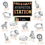  Simply Safari Affirmation Station by UPRINT