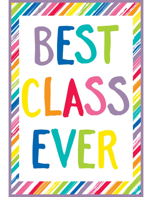 Motivational Poster Just Teach Rainbow by UPRINT