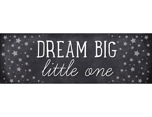 Dream Big Little One Banner Twinkle Twinkle You're A Star by UPRINT