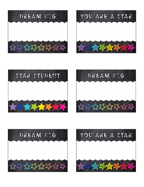 Inspriational Name Tag Twinkle Twinkle You're A Star by UPRINT