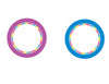 Neon 4 In Round Labels Just Teach by UPRINT