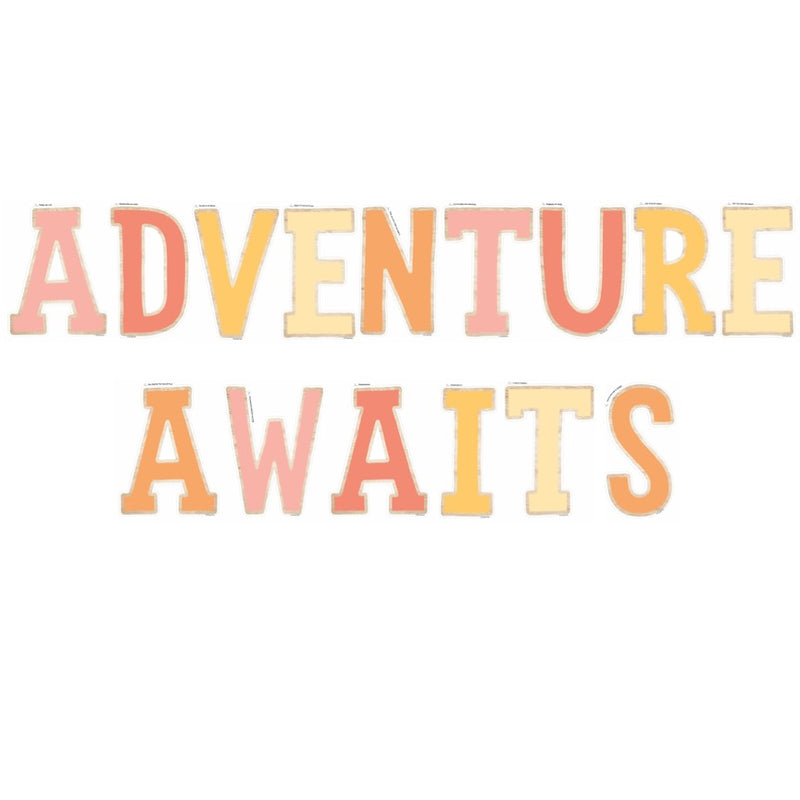 Simply Safari "Adventure Awaits" Inspirational Classroom Headline by UPRINT