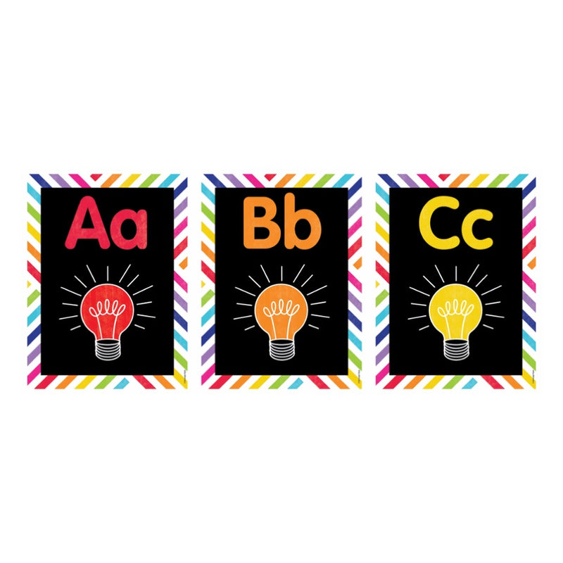 Word Wall Headers Rainbow Classroom Decor Light Bulb Moment by UPRINT