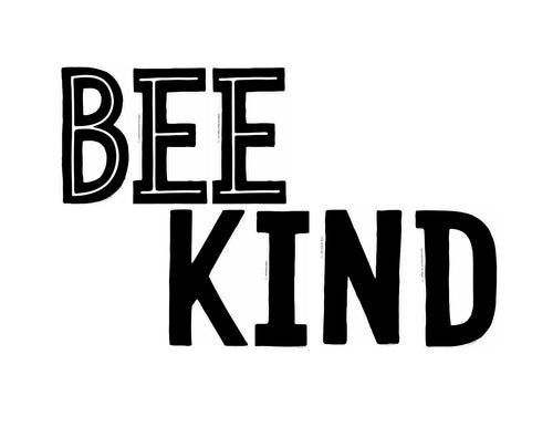 "BEE Kind" Inspirational Classroom Headline by UPRINT