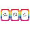 Watercolor Alphabet Cards | Rainbow Classroom Decor | Light Bulb Moments  | UPRINT | Schoolgirl Style
