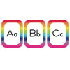 Watercolor Alphabet Cards | Rainbow Classroom Decor | Light Bulb Moments  | UPRINT | Schoolgirl Style