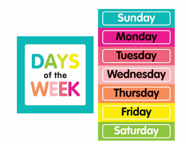 Days of the Week Resources | Simply Stylish Tropical | Schoolgirl Styl ...