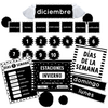 The BFF Spanish Pocket Chart Calendar Bilingual Classroom Decor by UPRINT