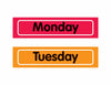 NEON Days of the Week Resources | Just Teach | UPRINT | Schoolgirl Style