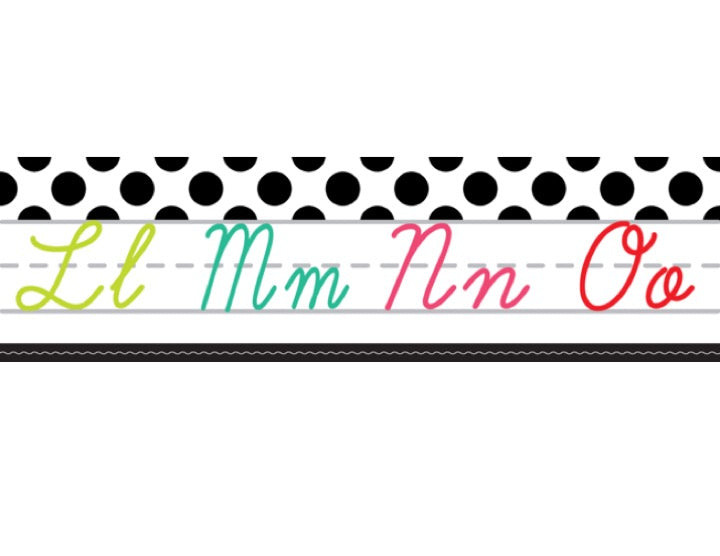 Alphabet Line Cursive (White) | Black, White and Stylish Brights | Schoolgirl Style alphabet-line-cursive-white-black-white-and-stylish-brights-schoolgirl-style