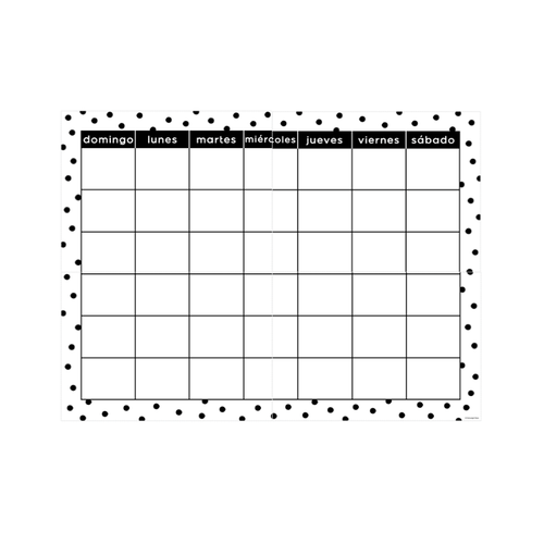 The BFF Spanish Pocket Chart Calendar | UPRINT | Printable Classroom Decor | Schoolgirl Style