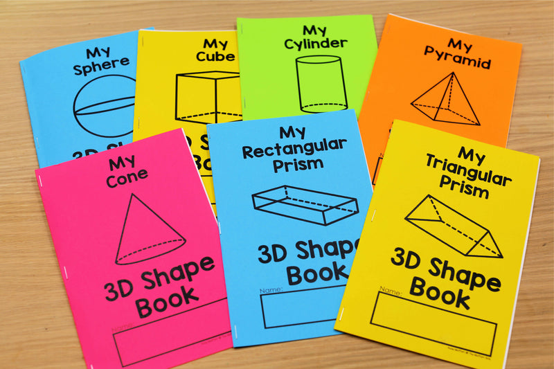 3D Shape Books | Printable Classroom Resource | The Moffatt Girls