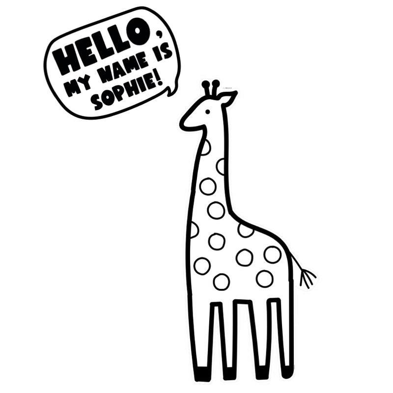 Schoolgirl Style - Simply Safari Sophie the Giraffe Statement Piece {UPRINT}