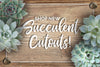 Succulent Cutouts | Floral Clasroom Decor | UPRINT | Schoolgirl Style