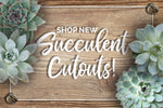 Succulent Cutouts | Floral Clasroom Decor | UPRINT | Schoolgirl Style