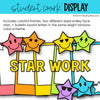 Student Work Display | Back to School Bulletin Board