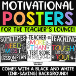 Motivational Posters and Quotes for Teachers | Growth Mindset Bulletin Board