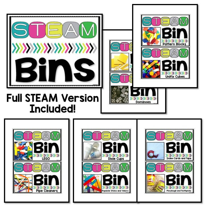 STEM Bins® / STEAM Bins® - STEM Activities (K-5th Grade) Teach Outside the Box | Brooke Brown