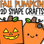 Fall Pumpkin 2D Shape Crafts by Miss M's Reading Resources