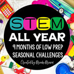 STEM Challenges and Activities for the Entire Year Bundle K- 5th Grade by Brooke Brown Teach Outside the Box