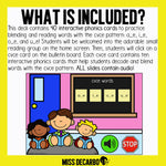 Tap and Blend Silent E Phonics Digital Boom Cards | Printable Classroom Resource | Miss DeCarbo