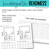 Kindergarten Readiness Summer Packet | Kindergarten Round Up | Preschool Review | Miss M's Reading Resources