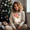 Cheetah Pink Santa Chenille Patch | Sweatshirt | Crafting by Mayra | Hey, TEACH!