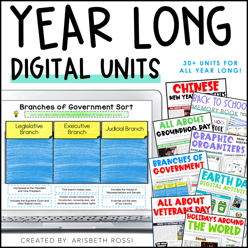 Year Long Digital Units by Teaching with Aris
