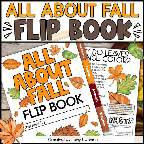 All About Fall Flip Book by Joey Udovich