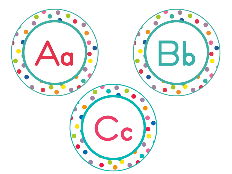 Word Wall Labels | Confetti Crush | Schoolgirl Style word-wall-labels-confetti-crush-schoolgirl-style