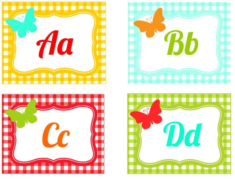 Garden Party Word Wall Labels {UPRINT}